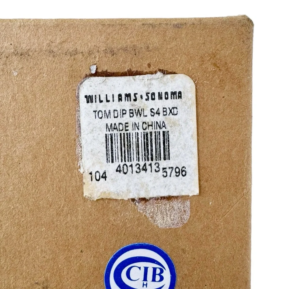 Williams Sonoma Boxcar Willie Heirloom Tomato Dipping Plates - NEW